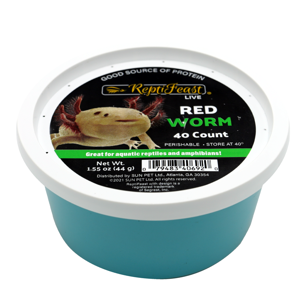 ReptiFeast® Redworms 40 count